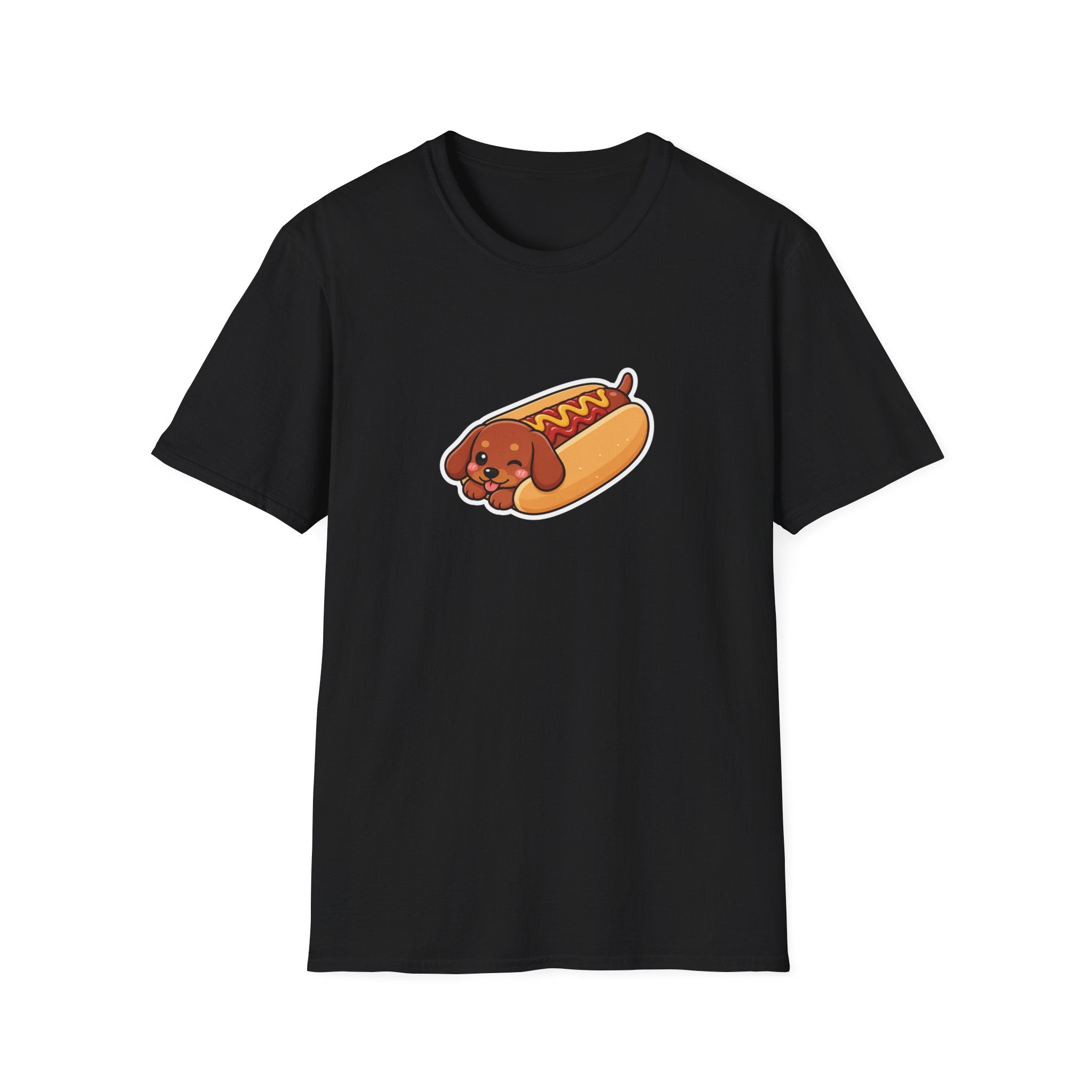 Wiener Dog Hot Dog - Cute Kawaii Dachshund T-Shirt