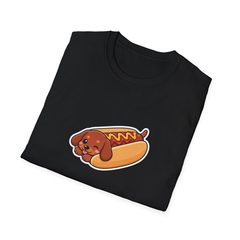 Wiener Dog Hot Dog - Cute Kawaii Dachshund T-Shirt
