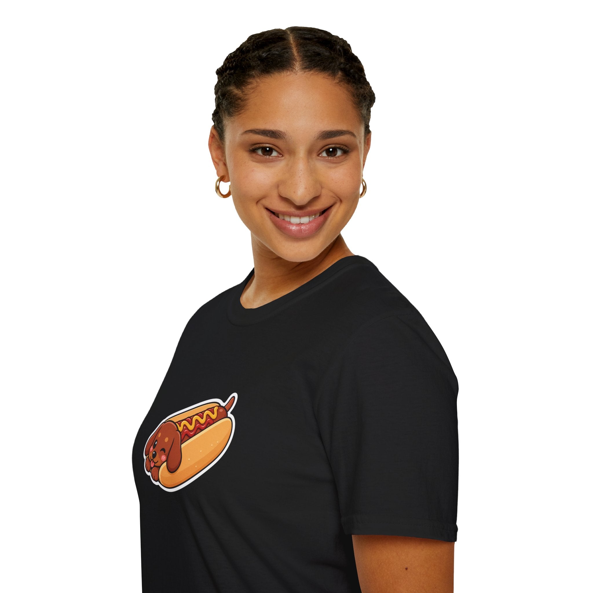 Wiener Dog Hot Dog - Cute Kawaii Dachshund T-Shirt