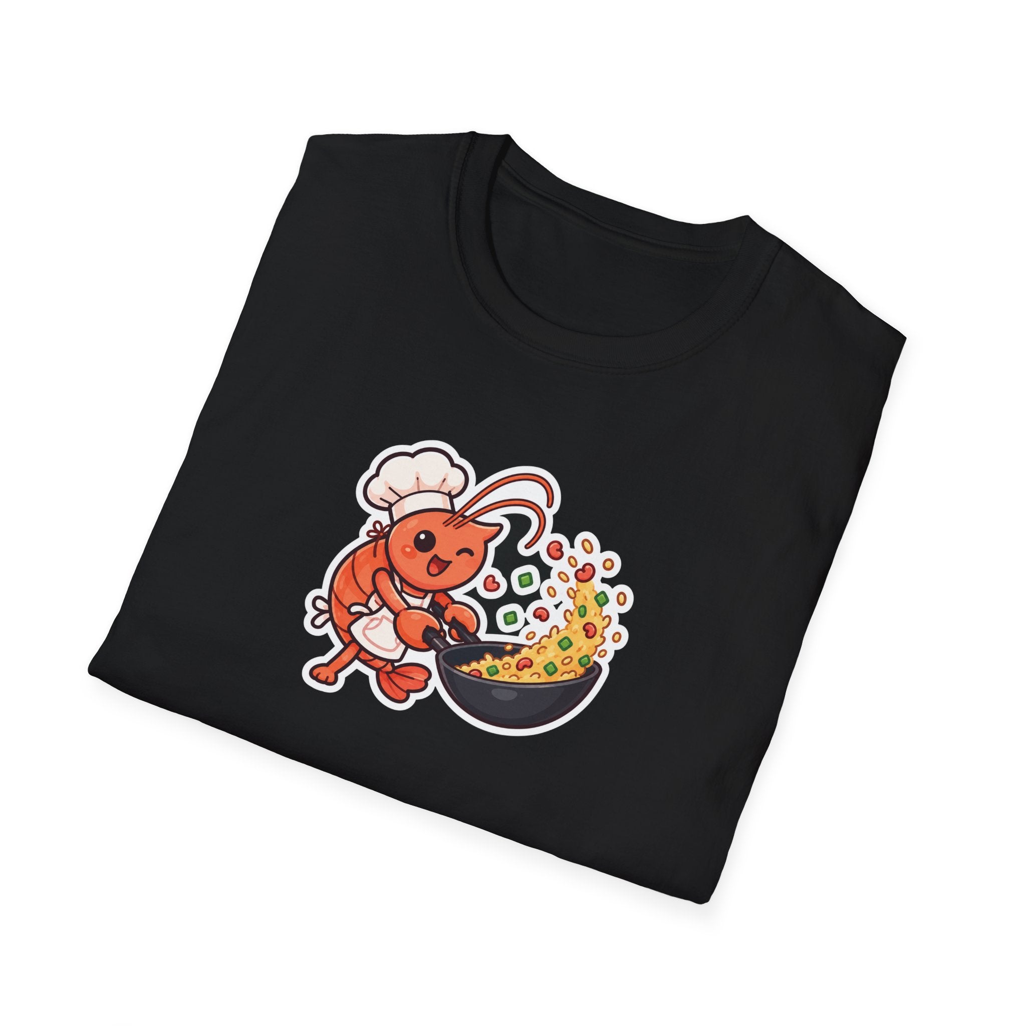 Shrimp Fried Rice - Cute Kawaii Chef T-Shirt